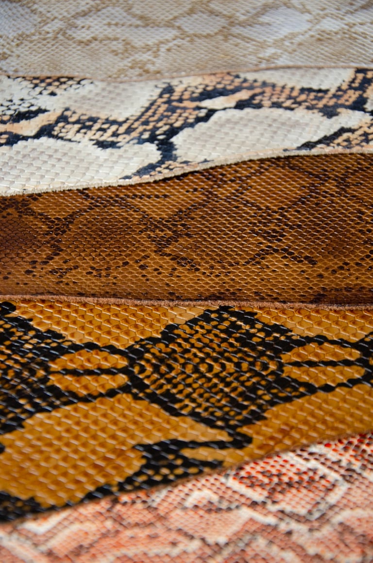 Cuero troquelado para bolsos