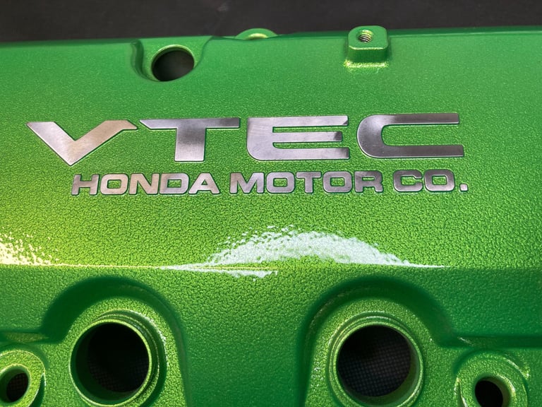 Fractured Apple powder coat