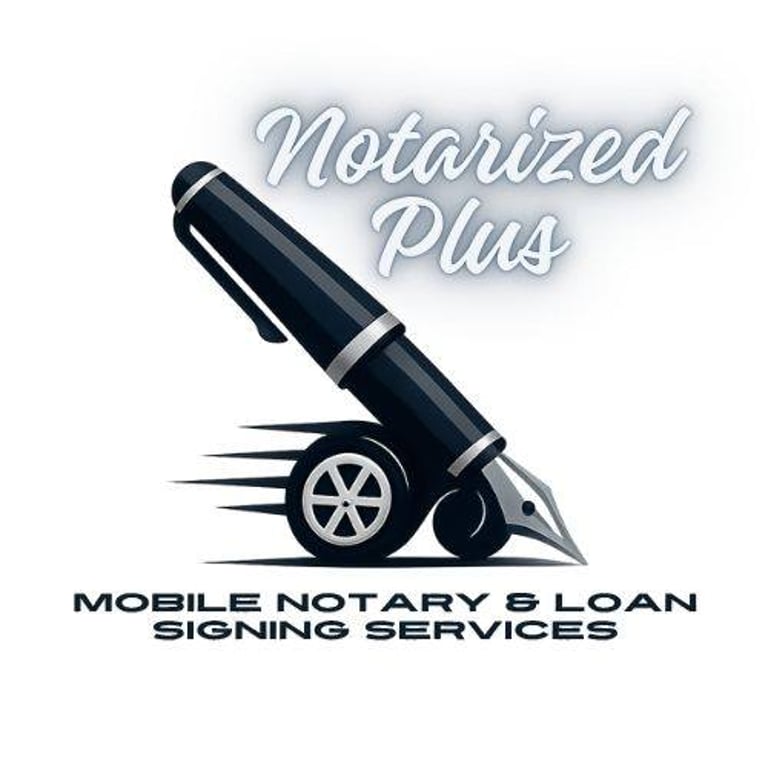Notarized Plus Mobile Notary Services logo