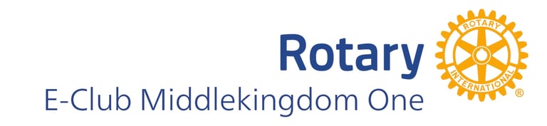 Rotary E-Club MiddleKingdom One logo