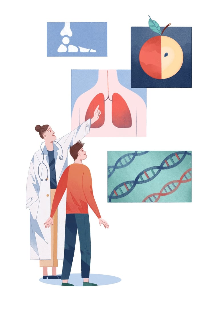 Ritratto di Giulia | Olio su tela, 2023 Paesaggio Toscano | Acrilico su cartone, 2022 Studio di Mani | Matita su carta, 2024