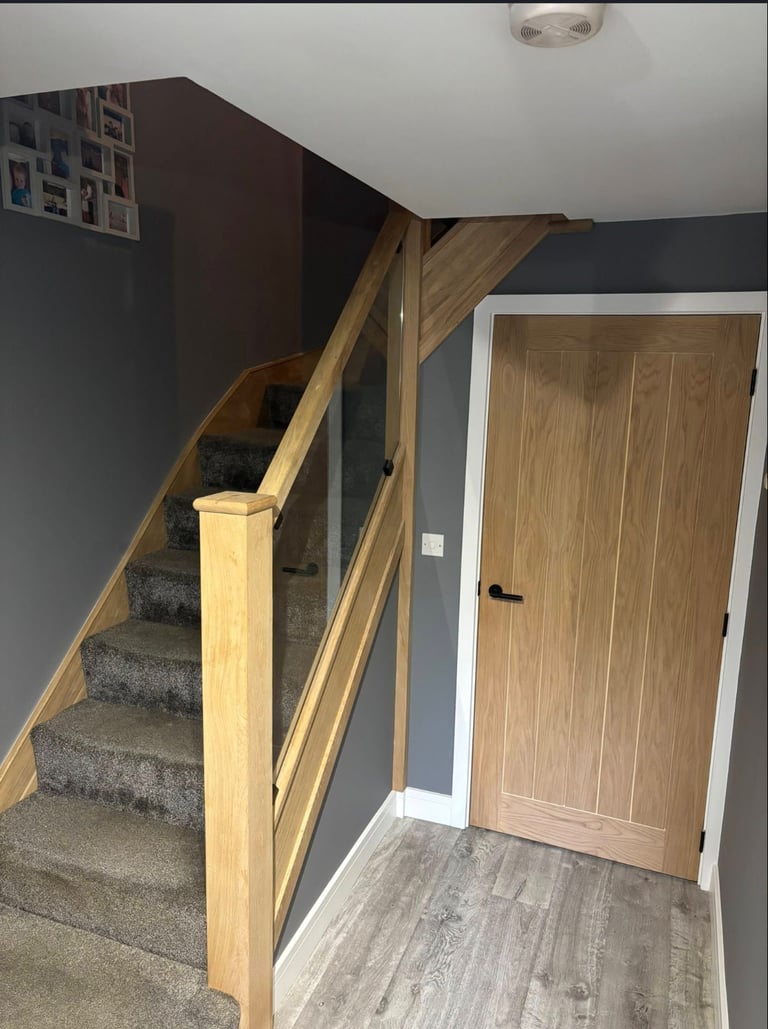 Custom staircase installation in Keighley by Stag Carpentry