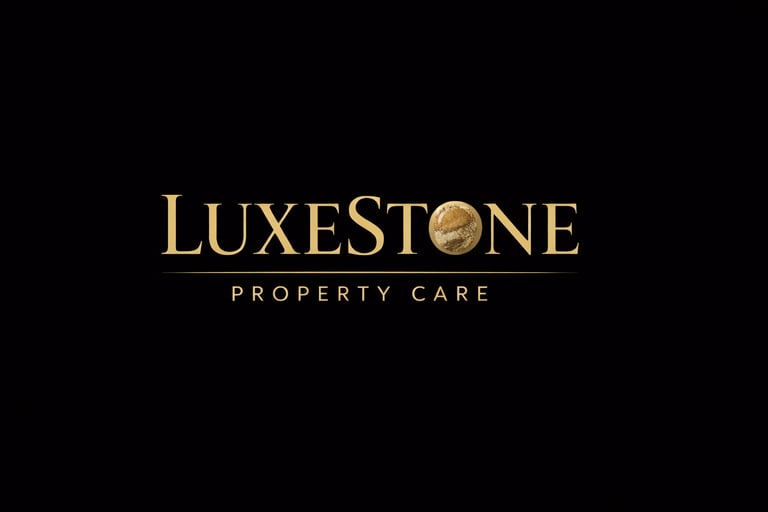 LuxeStone Property Care logo
