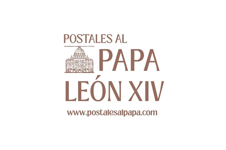 Postales Al Papa León XIV logo