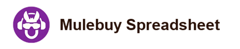 Mulebuy spreadsheet logo