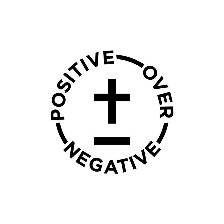 Positive Over Negative Marketing logo