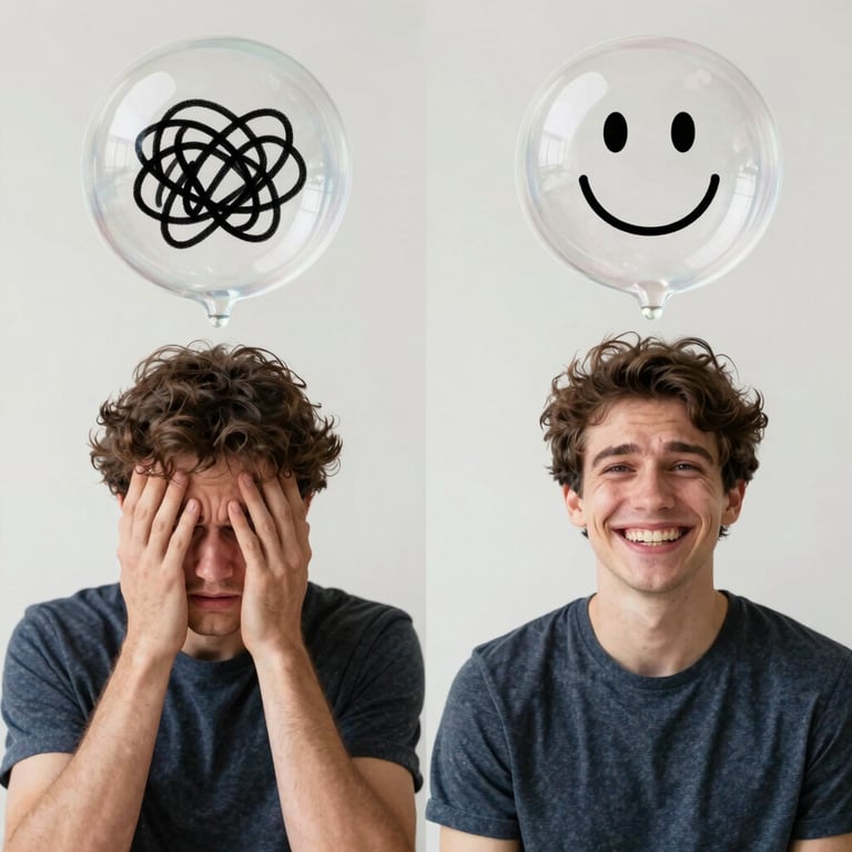 fountain pen on black lined paper