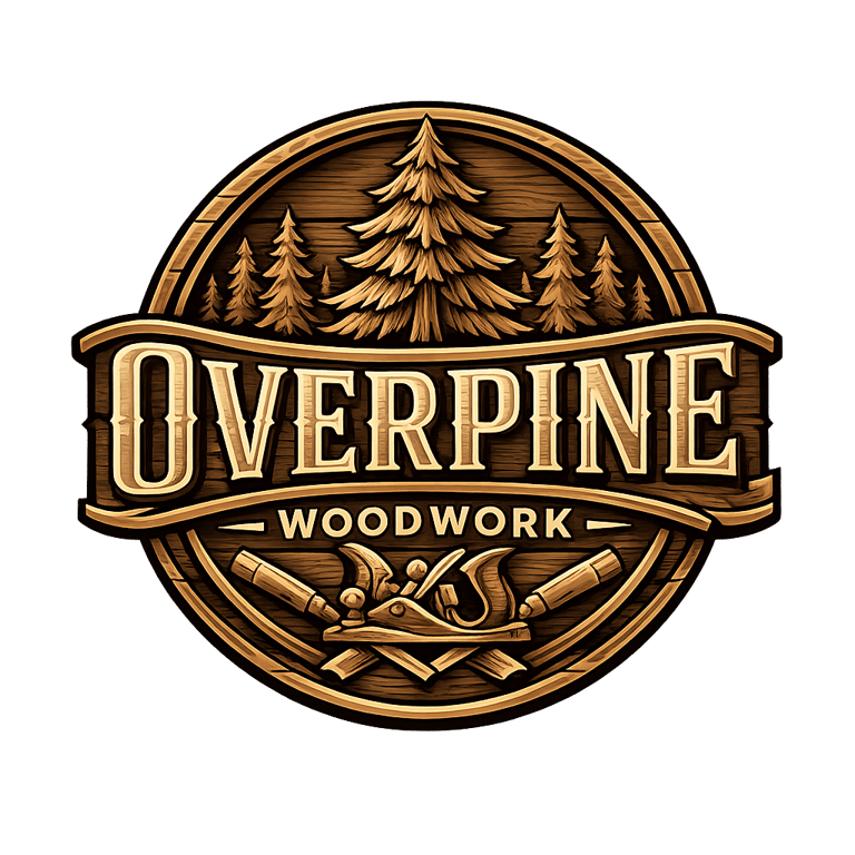 Overpine Woodwork logo