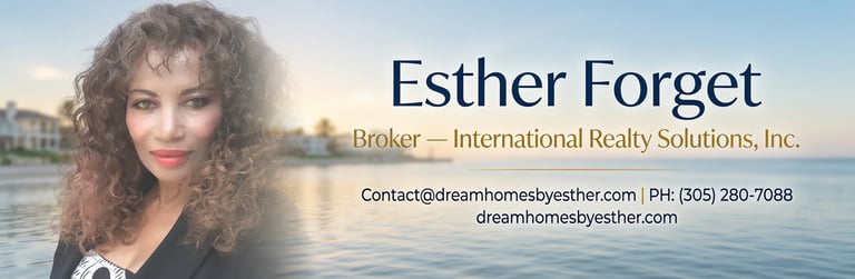 Dream Homes by Esther | South Florida Real Estate & Mortgage Services logo