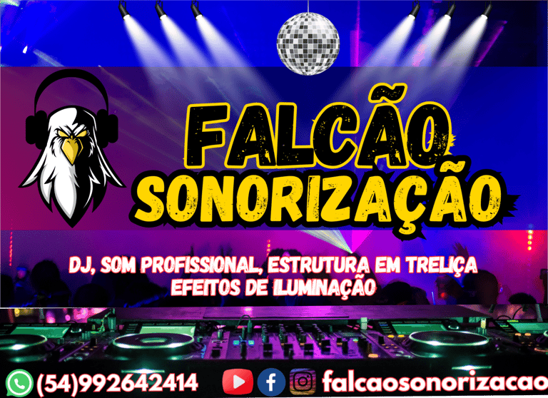 Falcão Sonorização logo