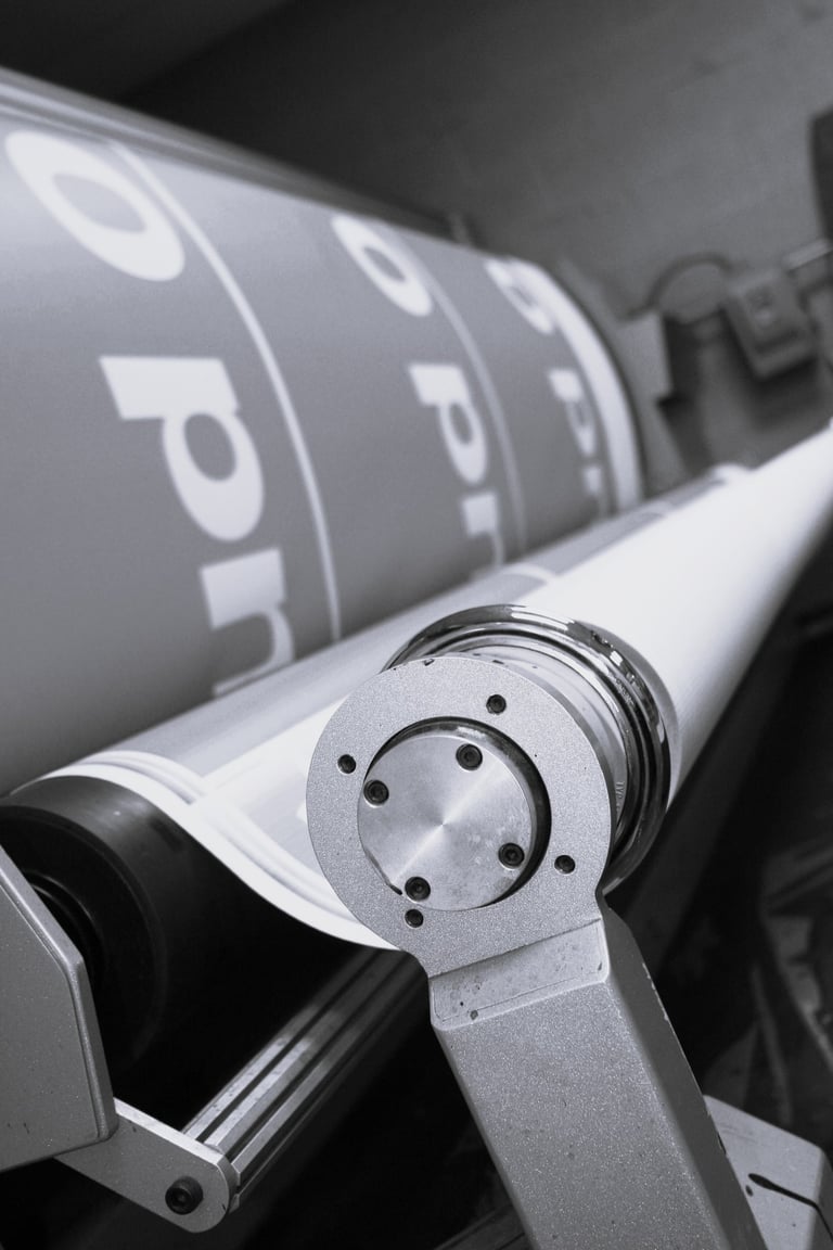 Maquinaria de plastificación industrial