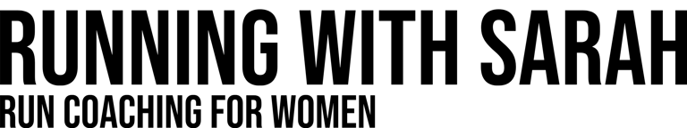 Running with Sarah: Run coaching for women logo