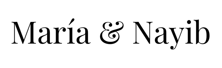María & Nayib logo