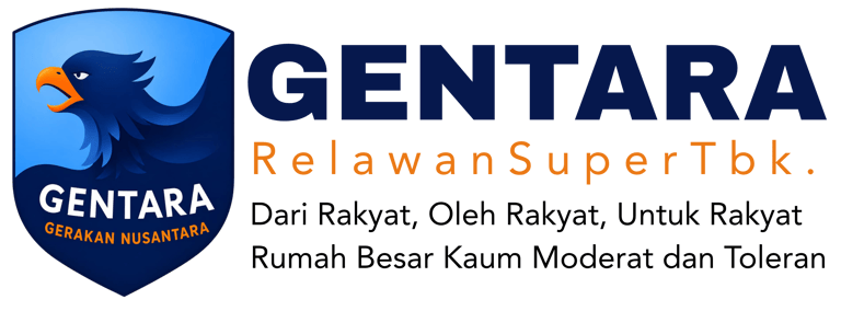 GENTARA - Relawan Super Tbk. Rumah Besar Kaum Moderat dan Toleran logo