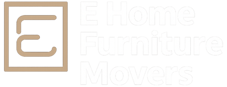 E Home Furniture Movers logo