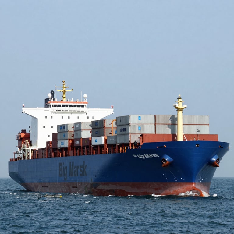 A detailed close-up of a shipping logistics manifest and a digital tracking device showing a path in mist white and ocean blue.