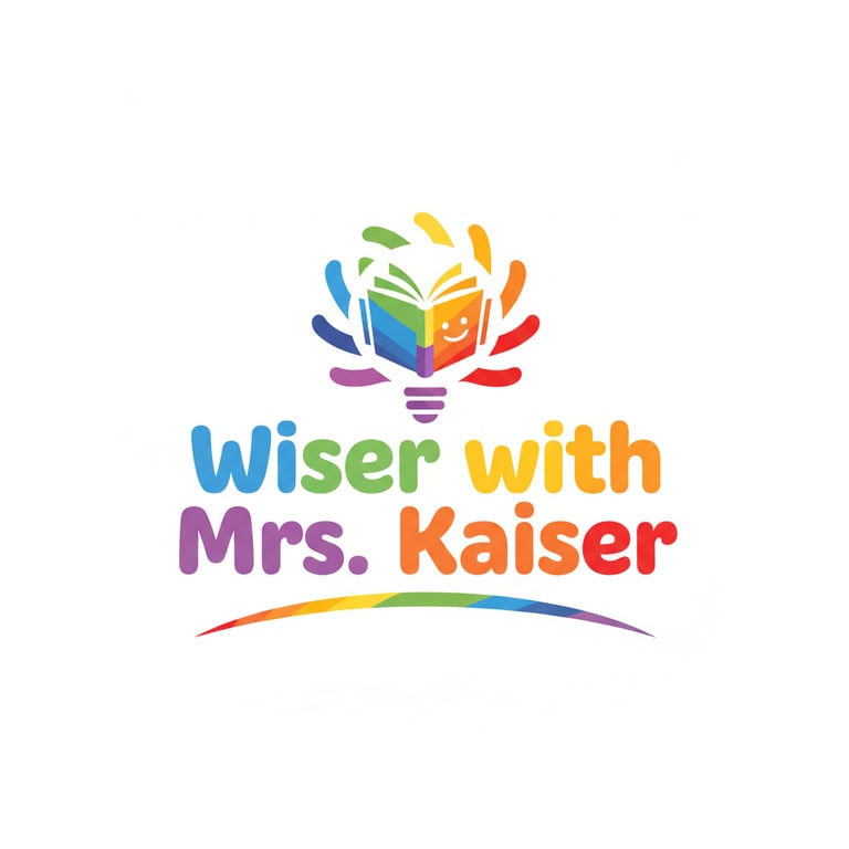 Wiser with Mrs. Kasier logo