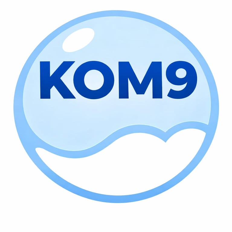 KOM9 logo