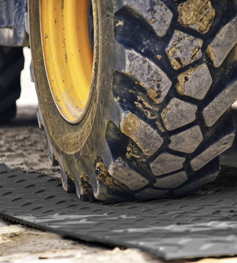 HDPE Heavy-Duty Equipment Ground Protection Mats