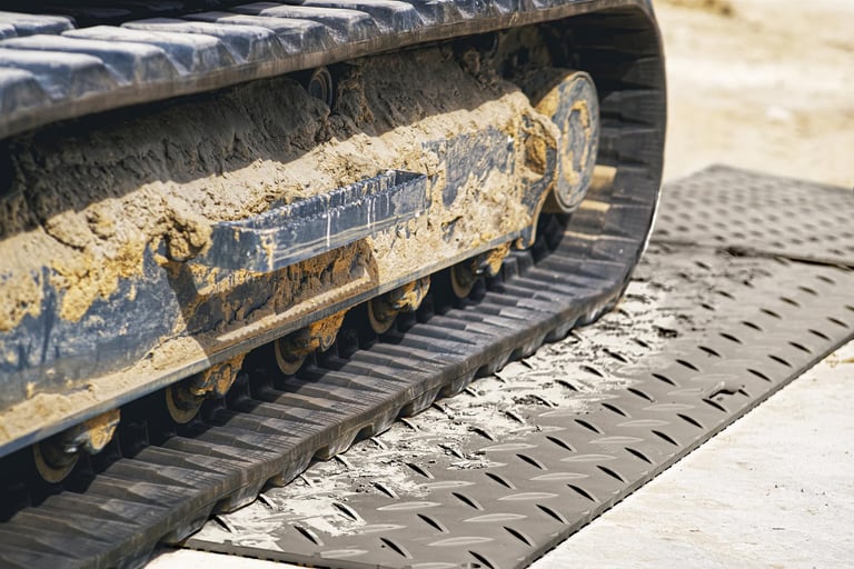HDPE Equipment Ground Protection Mats