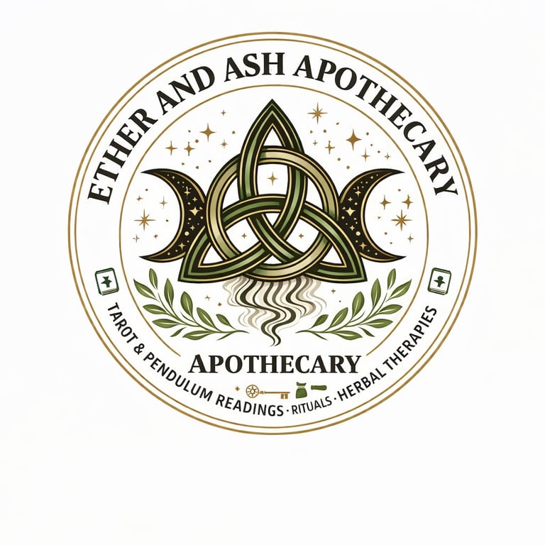Ether & Ash Apothecary logo