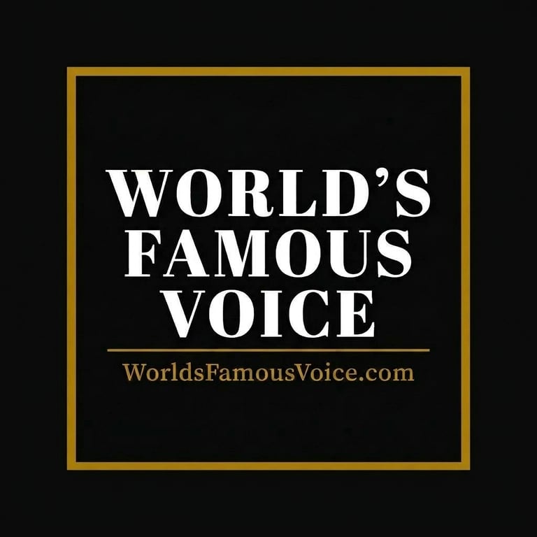 World's Famous Voice logo