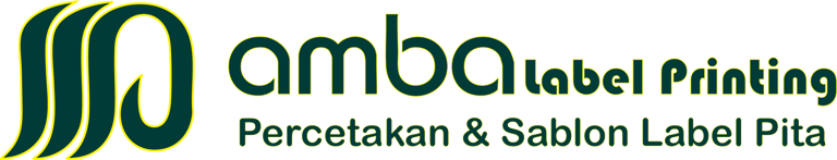 Amba Label Printing | Pecetakan & Sablon Label Pita logo