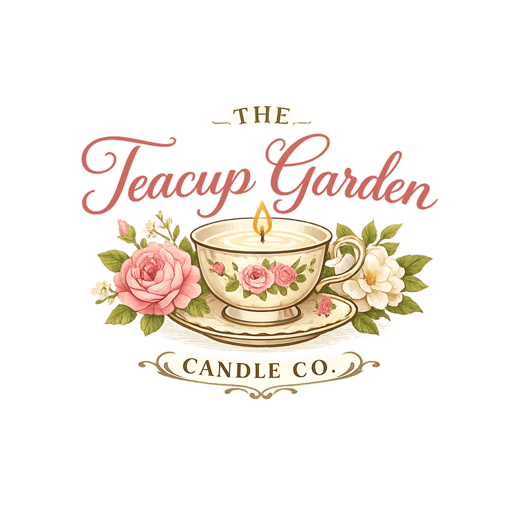 The Teacup Garden Candle Co. logo