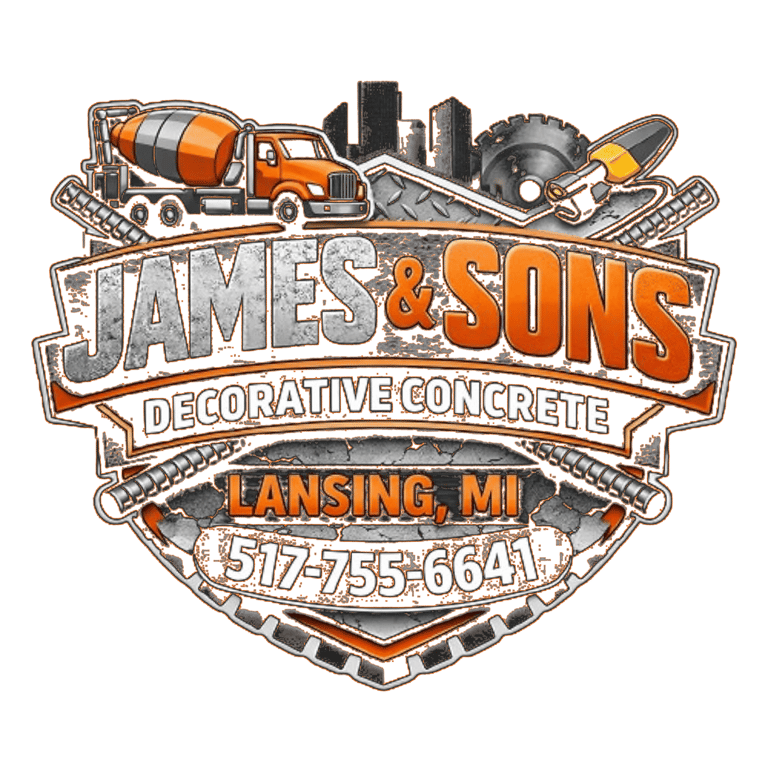James and Sons Concrete logo