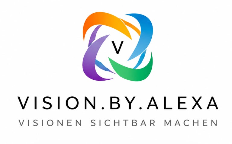 by Alexa,Vision, Raum & Identität“ logo