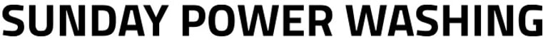 SUNDAY POWER WASHING logo