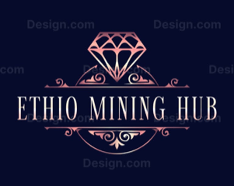 Ethio mining hub ( EMH) logo