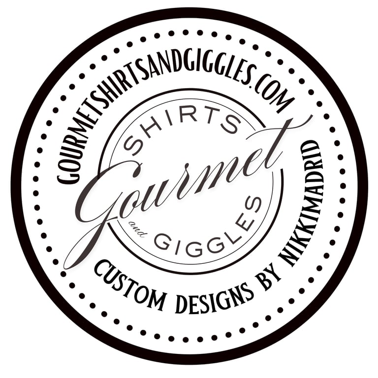 Gourmet Shirts and Giggles logo