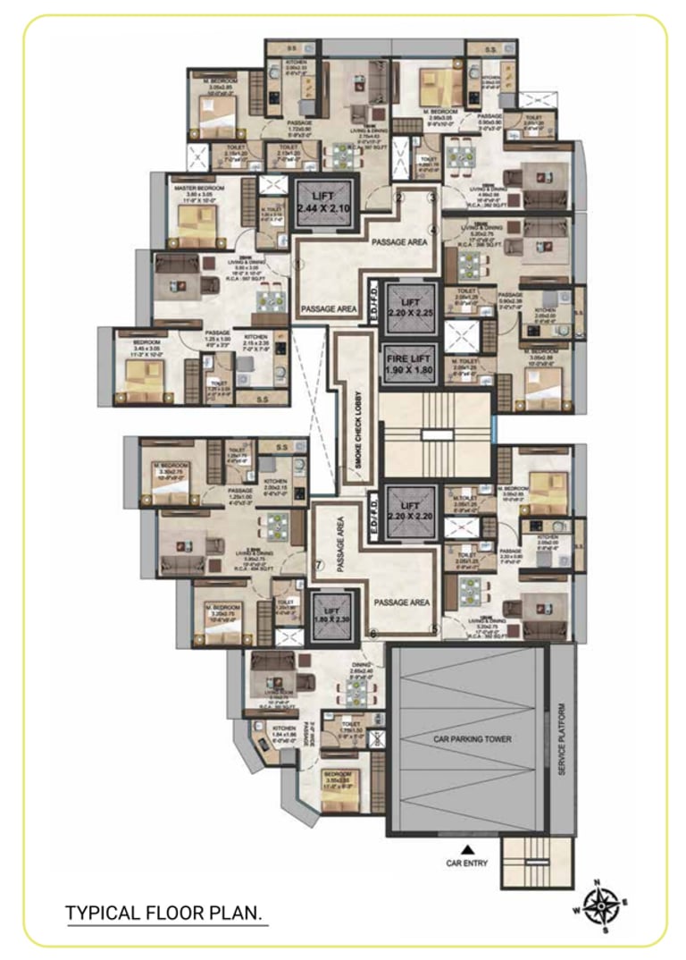 FLOOR PLAN STANZ ARIZE JOGESHWARI EAST, STANS BUILDTECH JOGESHWARI EAST, MAHARERA PROJECTS JOGESHWARI EAST