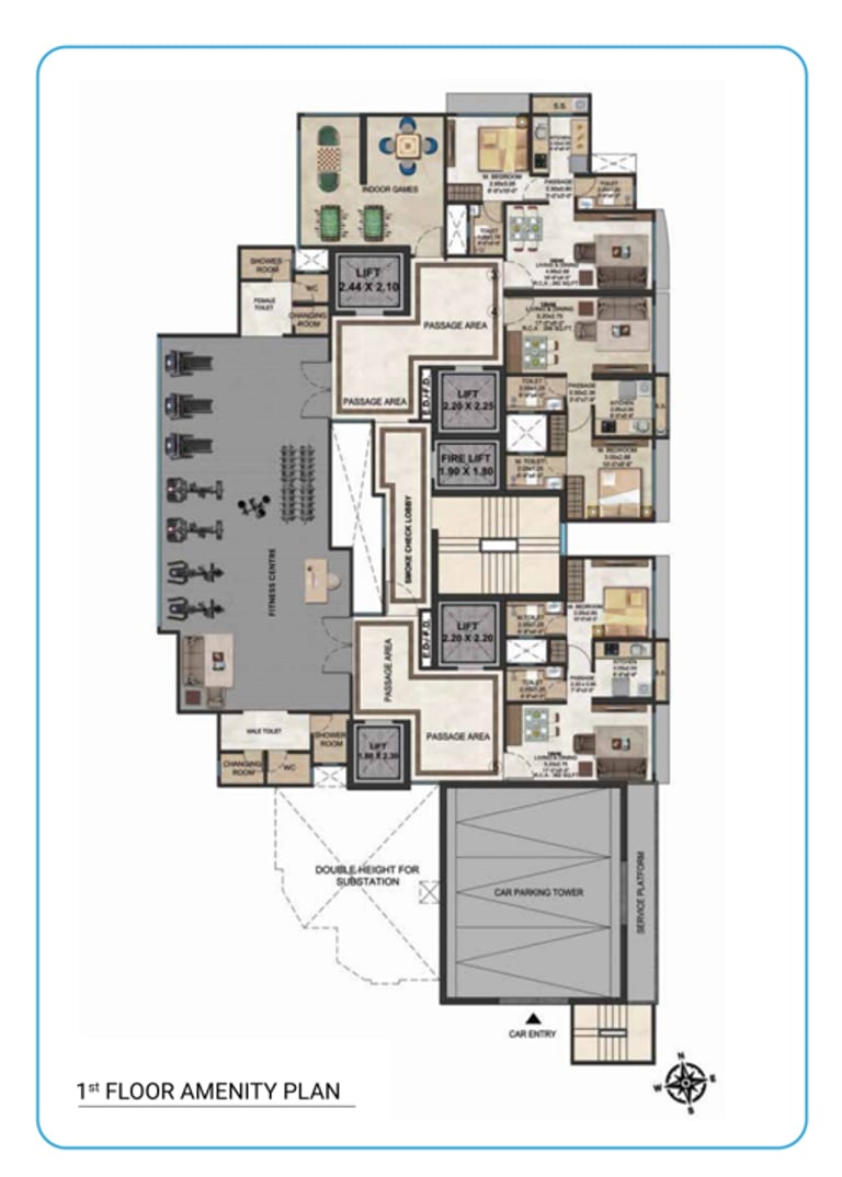FLOOR PLAN STANZ ARIZE JOGESHWARI EAST, STANS BUILDTECH JOGESHWARI EAST, MAHARERA PROJECTS JOGESHWARI EAST