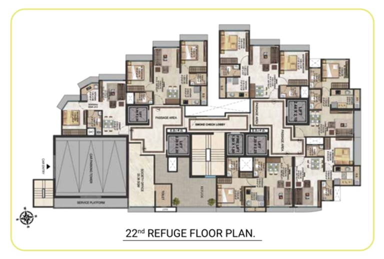 FLOOR PLAN STANZ ARIZE JOGESHWARI EAST, STANS BUILDTECH JOGESHWARI EAST, MAHARERA PROJECTS JOGESHWARI EAST