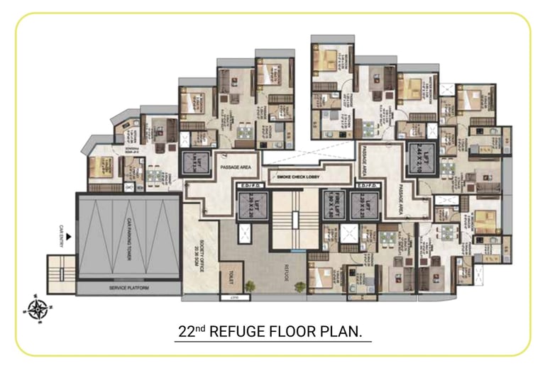 FLOOR PLAN STANZ ARIZE JOGESHWARI EAST, STANS BUILDTECH JOGESHWARI EAST, MAHARERA PROJECTS JOGESHWARI EAST