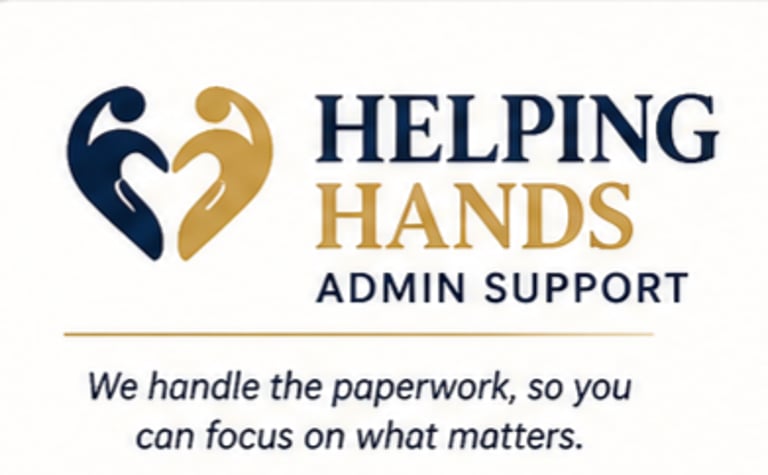 Helping Hands Admin Support logo