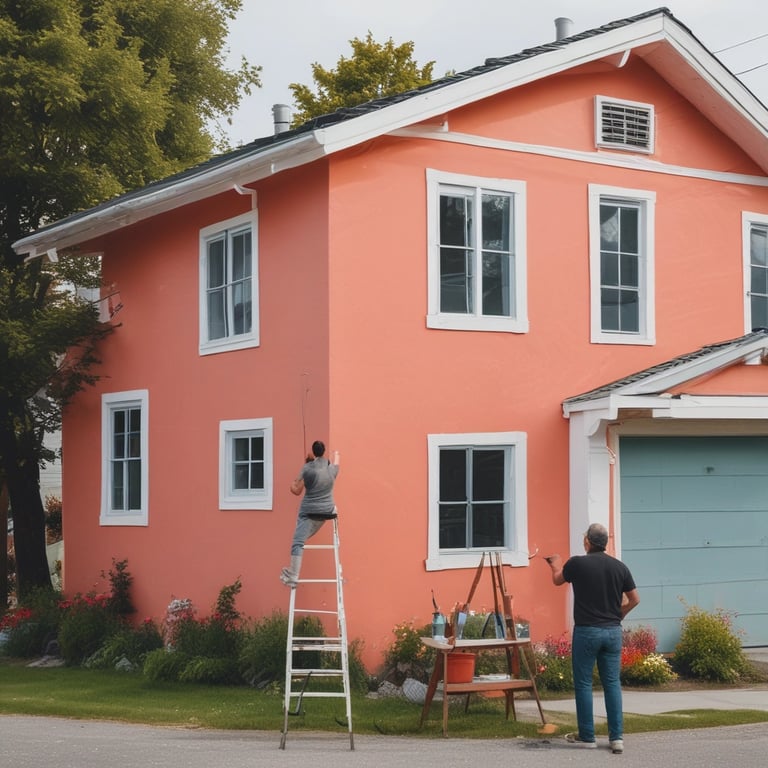 A skilled electrician fixing wiring inside a residential home.