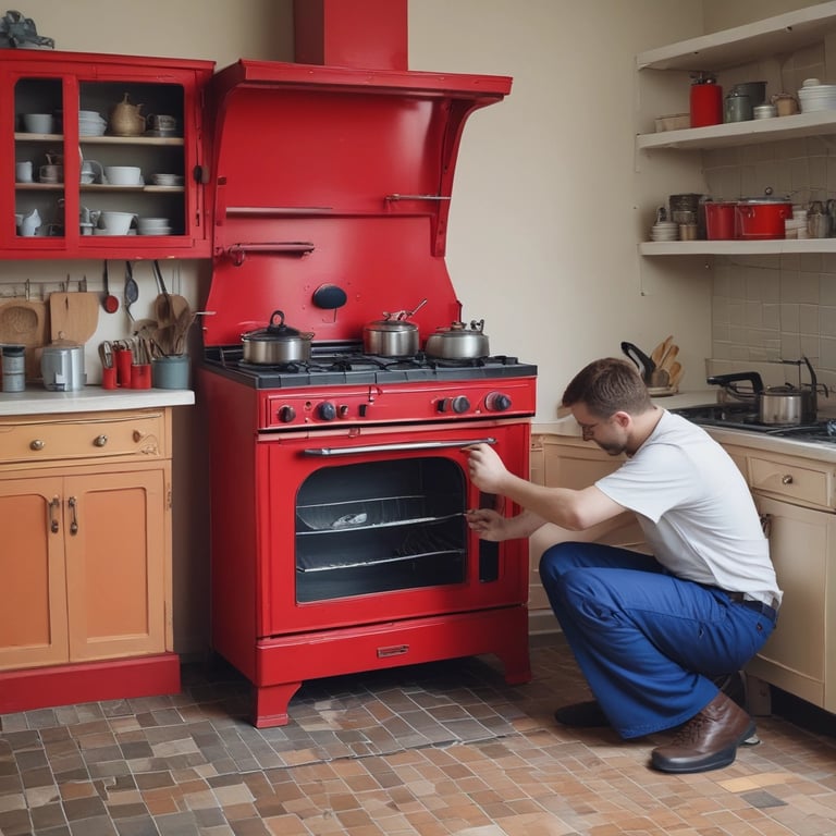 A skilled electrician fixing wiring inside a residential home.