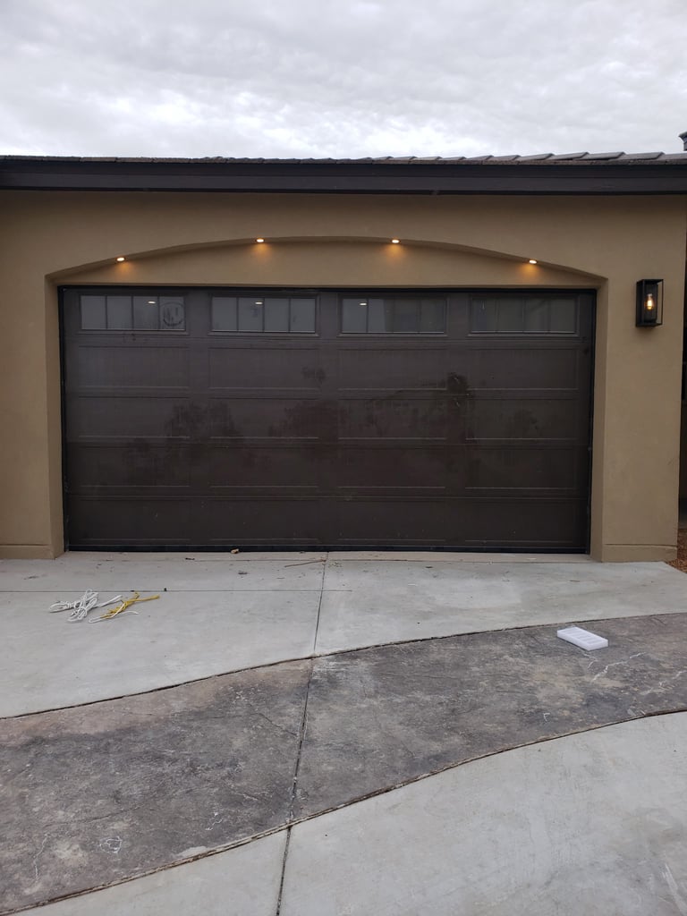 Garage Entry Lighting Done