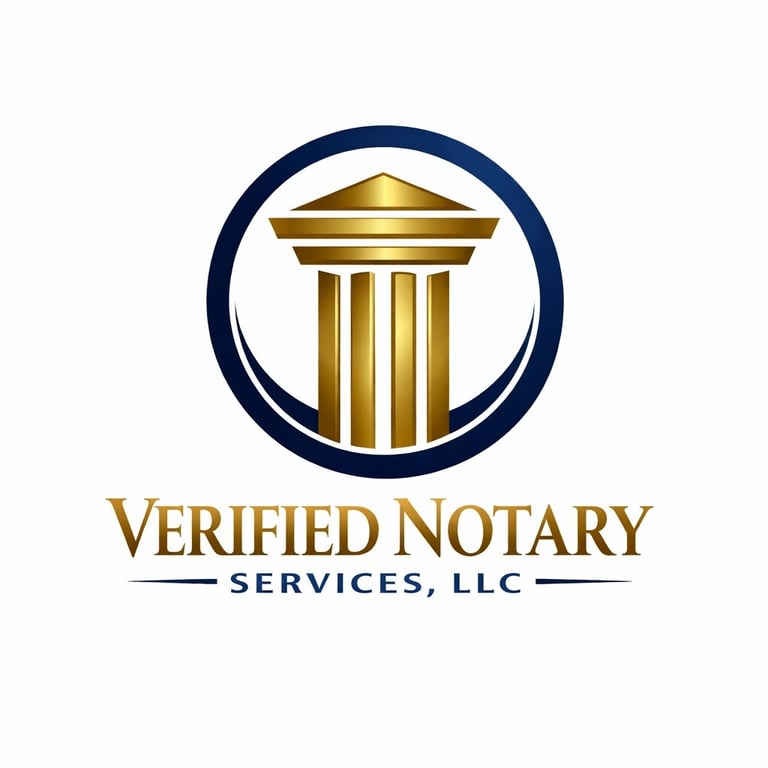 Verified Notary Services, LLC logo