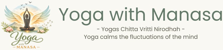 Yoga with Manasa logo