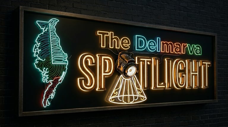 Delmarva Spotlight, Mail Advertising, Shared Advertising, Affordable, local, Millsboro Advertising, Long Neck Advertising, Lewes Advertising, Sussex County Advertising, Small Business Advertising, Rehoboth Advertising, Ocean View Advertising, Bethany Advertising, Ocean Pines advertising logo