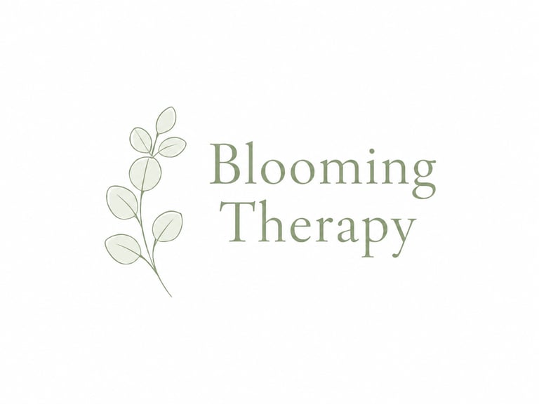 Sara Reynolds Blooming Therapy Online Counselling and Group Support UK  logo