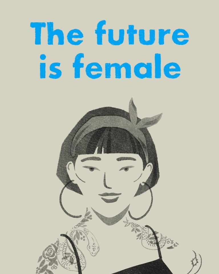Fem art. The future is female!