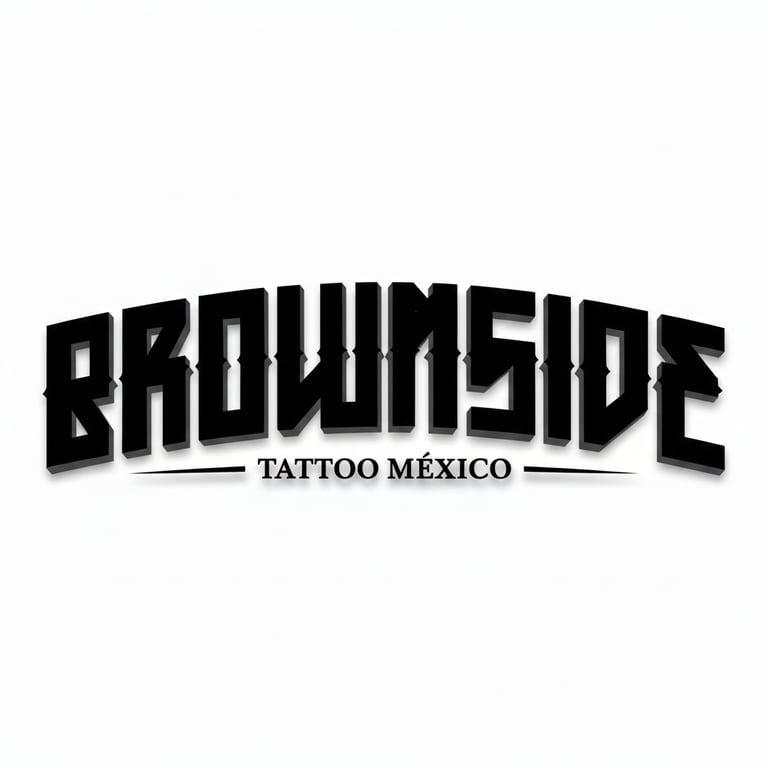Brownside tattoo méxico logo