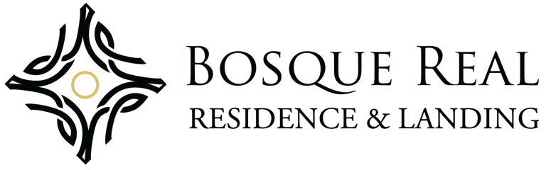 Bosque Real Residences and Landing logo