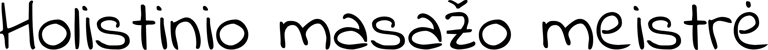 Holistinio masažo meistrė Lijana logo
