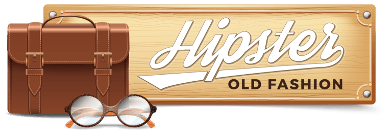 Hipster Old Fashion logo
